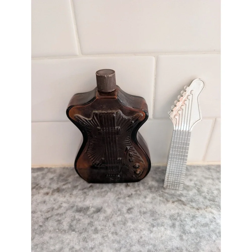 Vintage Avon Electric Guitar, 6oz Wild Country After Shave Bottle